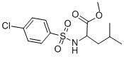 Methyl 2-([(4-chlorophenyl)sulfonyl]amino)-4-methylpentanoate Structure,68305-85-1Structure