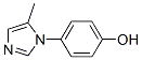 4-(5-Methyl-1H-imidazol-1-yl)phenol Structure,68337-62-2Structure