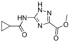 1H-1,2,4-triazole-3-carboxylicacid,5-[(cyclopropylcarbonyl)amino]-,methyl Structure,683782-45-8Structure