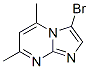 3-溴-5,7-二甲基咪唑并[1,2-a]嘧啶结构式_6840-20-6结构式