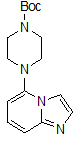 4-Imidazo1,2-apyridin-5-yl-1-piperazinecarboxylic acid,1,1-dimethylethylester Structure,684222-75-1Structure