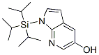 1H-Pyrrolo[2,3-b]pyridin-5-ol, 1-[tris(1-methylethyl)silyl]- Structure,685514-01-6Structure