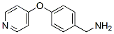 Benzenemethanamine, 4-(4-pyridinyloxy)-(9ci) Structure,685533-73-7Structure