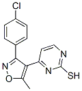 4-[3-(4-Chlorophenyl)-5-methyl-4-isoxazolyl]-2-pyrimidinethiol Structure,685542-51-2Structure