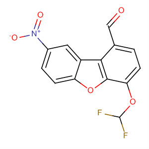 4-(二氟甲氧基)-8-硝基二苯并[b,d]呋喃-1-甲醛结构式_685873-93-2结构式