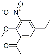 Ethanone, 1-(5-ethyl-2-methoxy-3-nitrophenyl)-(9ci)Structure,685892-20-0Structure Ethanone, 1-(5-ethyl-2-methoxy-3-nitrophenyl)-(9ci) Structure,685892-20-0Structure