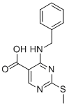 4-(苄基氨基)-2-(甲基硫代)嘧啶-5-羧酸结构式_686267-34-5结构式