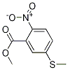 Methyl 5-(methylthio)-2-nitrobenzoate Structure,68701-33-7Structure