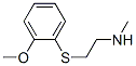 Ethanamine, 2-[(2-methoxyphenyl)thio]-n-methyl-(9ci) Structure,687622-79-3Structure