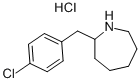 1H-azepine, 2-[(4-chlorophenyl)methyl]hexahydro-, hydrochloride Structure,68840-80-2Structure