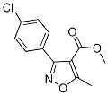 3-(4-Chlorophenyl)-5-methyl-4-isoxazolecarboxylic acid methyl ester Structure,68870-58-6Structure