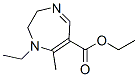 1H-1,4-diazepine-6-carboxylicacid,1-ethyl-2,3-dihydro-7-methyl-,ethylester(9ci) Structure,688741-56-2Structure