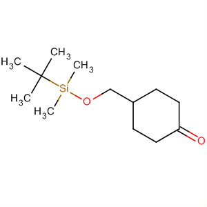 4-((Tert-butyldimethylsilyloxy)methyl)cyclohexanone Structure,688809-70-3Structure