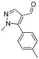 1-Methyl-5-p-tolyl-1h-pyrazole-4-carbaldehyde Structure,689250-61-1Structure