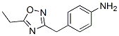 Benzenamine, 4-[(5-ethyl-1,2,4-oxadiazol-3-yl)methyl]-(9ci) Structure,689251-51-2Structure