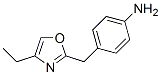 Benzenamine, 4-[(4-ethyl-2-oxazolyl)methyl]-(9ci) Structure,689251-67-0Structure