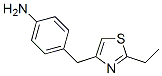 Benzenamine, 4-[(2-ethyl-4-thiazolyl)methyl]-(9ci) Structure,689251-68-1Structure