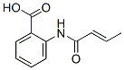 (9ci)-2-[[(2e)-1-氧代-2-丁烯]氨基]-苯甲酸结构式_689299-05-6结构式
