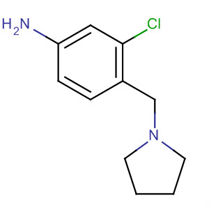 3-Chloro-4-pyrrolidin-1-ylmethyl-phenylamine Structure,689300-83-2Structure