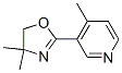 3-(4,4-Dimethyl-4,5-dihydro-1,3-oxazol-2-yl)-4-methylpyridine Structure,68981-84-0Structure