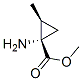 (1s,2s)-(9ci)-1-氨基-2-甲基-环丙烷羧酸甲酯结构式_690205-38-0结构式