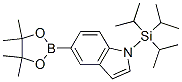 5-(4,4,5,5-Tetramethyl-1,3,2-dioxaborolan-2-yl)-1-(triisopropylsilyl)-1H-indole Structure,690631-97-1Structure