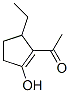 Ethanone, 1-(5-ethyl-2-hydroxy-1-cyclopenten-1-yl)-(9ci) Structure,690661-01-9Structure