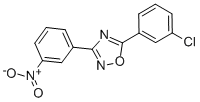 5-(3-Chlorophenyl)-3-(3-nitrophenyl)-1,2,4-oxadiazole Structure,690988-86-4Structure