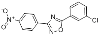 5-(3-Chlorophenyl)-3-(4-nitrophenyl)-1,2,4-oxadiazole Structure,690989-63-0Structure