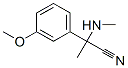 Benzeneacetonitrile, 3-methoxy-alpha-methyl-alpha-(methylamino)-(9ci) Structure,691346-13-1Structure