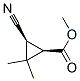 顺式-(9ci)-3-氰基-2,2-二甲基-环丙烷羧酸甲酯结构式_69193-33-5结构式