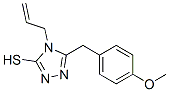 4-丙烯基-5-(4-甲氧基苄基)-4H-[1,2,4]-噻唑-3-硫醇结构式_69198-37-4结构式