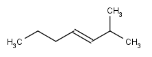 Trans 2-methyl-3-heptene Structure,692-96-6Structure