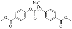 Bis[4-(methoxycarbonyl)phenyl]phosphoric acid sodium salt Structure,6921-15-9Structure