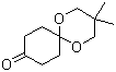 3,3-Dimethyl-1,5-dioxaspiro[5.5]undecan-9-one Structure