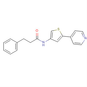 3-苯基-n-(5-吡啶-4-基-噻吩-3-基)-丙酰胺结构式_692886-39-8结构式