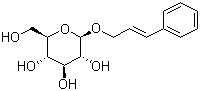 3-苯基-2-丙烯基 beta-d-吡喃葡萄糖苷结构式_69306-80-5结构式