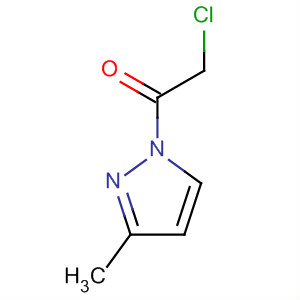 1H-pyrazole, 1-(chloroacetyl)-3-methyl-(9ci) Structure,69413-05-4Structure