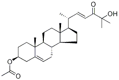 (3Beta,22e)-3,25-dihydroxy-cholesta-5,22-dien-24-one 3-acetate Structure,69425-74-7Structure