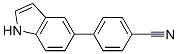 4-(1H-indol-5-yl)-benzonitrile Structure,694533-08-9Structure