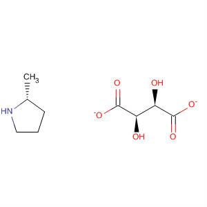 (R)-2-甲基吡咯烷 l-酒石酸结构式_69498-23-3结构式