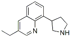 (9CI)-3-乙基-8-(3-吡咯烷)-喹啉结构式_695185-35-4结构式