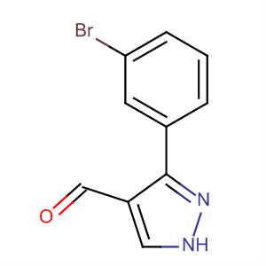 3-(3-Bromophenyl)-1h-pyrazole-4-carbaldehyde Structure,696646-49-8Structure