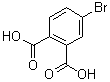 4-溴邻苯二甲酸结构式_6968-28-1结构式