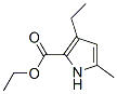 (9ci)-3-乙基-5-甲基-1H-吡咯-2-羧酸乙酯结构式_69687-83-8结构式