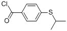 Benzoyl chloride, 4-[(1-methylethyl)thio]-(9ci) Structure,69708-37-8Structure