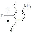 (9ci)-4-氨基-3-乙基-2-(三氟甲基)-苯甲腈结构式_697228-50-5结构式