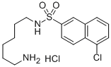 N-(6-aminohexyl)-5-chloro-2-naphthalenesulfonamide hydrochloride Structure,69762-85-2Structure