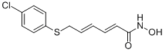 (2E,4e)-6-(4-chloro-phenylsulfanyl)-hexa-2,4-dienoic acid hydroxyamide Structure,698387-81-4Structure