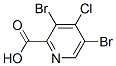 3,5-Dibromo-4-chloropyridine-2-carboxylic acid Structure,698393-07-6Structure